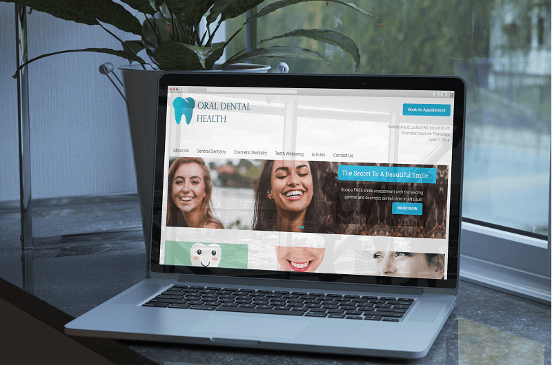 Polar Web Design built Oral Dental Health the leading Dentist in Mt Druitt's website